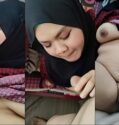 Hijab Gemoy Masih Polos Agak Malu Malu